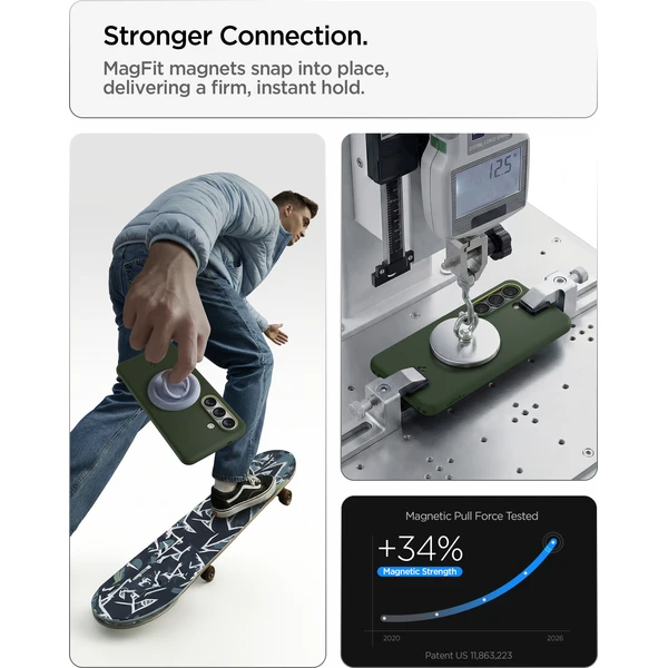 Spigen Nano Pop MagSafe kryt Samsung Galaxy S26 zelený - Puzdra - Obrázok ddd60ae72c2d41dea66601d3ea75ed7b