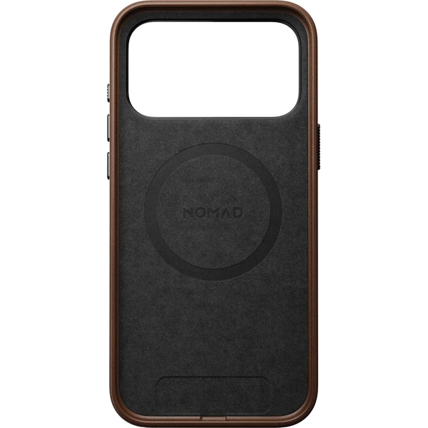 Nomad Traditional Leather MagSafe kožený kryt iPhone 18 Pro Max Brown - Puzdra - Obrázok ddda1b0b20474a96adf9077fed7dea27