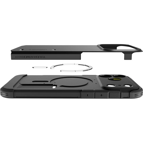 Spigen Tough Armor T MagSafe kryt iPhone 18 Pro/17 Pro black - Puzdra - Obrázok dde68201f519499aa58d34e8b015b568