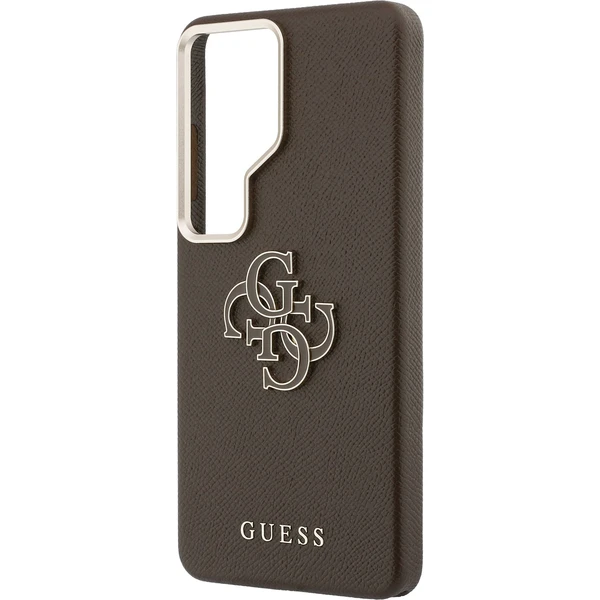 Guess PU 4G Resin Metal Logo kryt Samsung Galaxy S26 Ultra hnedý - Puzdra - Obrázok de0308ecd3944005a8514df5f21095d4