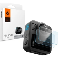 Spigen Glass tR Slim tvrdené sklo 2 balenie GoPro MAX 2 - Ochranné fólie a sklo