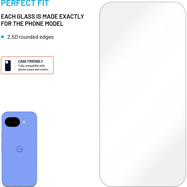 FIXED 2,5D tvrdené sklo Google Pixel 10A, 2 ks číre - Ochranné fólie a sklo - Obrázok de135bae0c1b4c59a38d4de576982c17