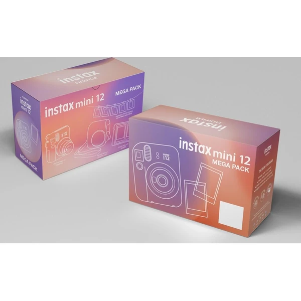 Fujifilm Instax Mini 12 Mega Pack fialový - Fotoaparáty - Obrázok de1957afd8cf4cc2bdd43926e46ff416