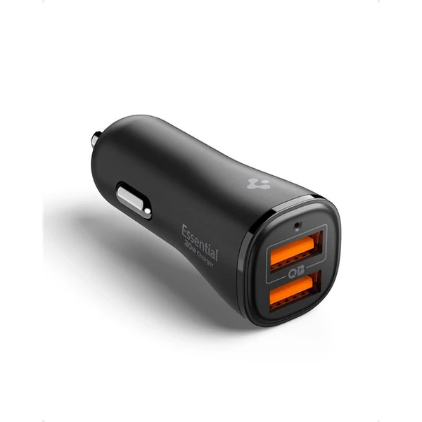 Spigen Essential 30W USB-A nabíjačka do auta (EV302) čierna - Nabíjačky - Obrázok de2ee46bbc834430be5c78c8b26b57dc