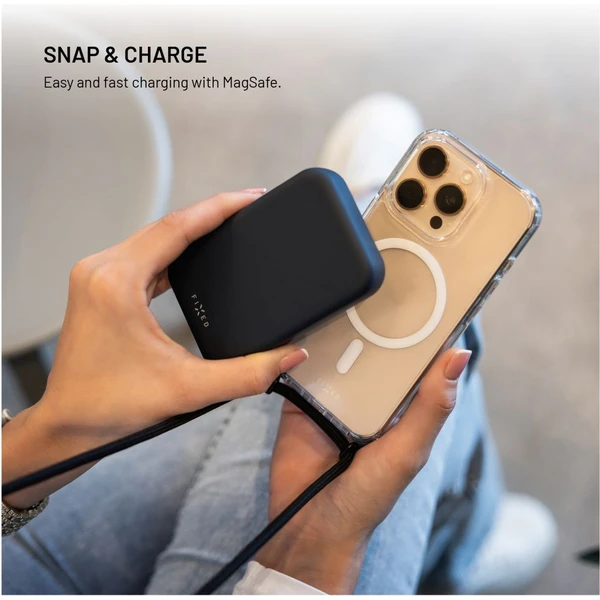 FIXED MagPure Neck kryt s čiernou šnúrkou na krk pre Apple iPhone 17 - Puzdra - Obrázok de4c756431b94615b1d1336038a8eed0