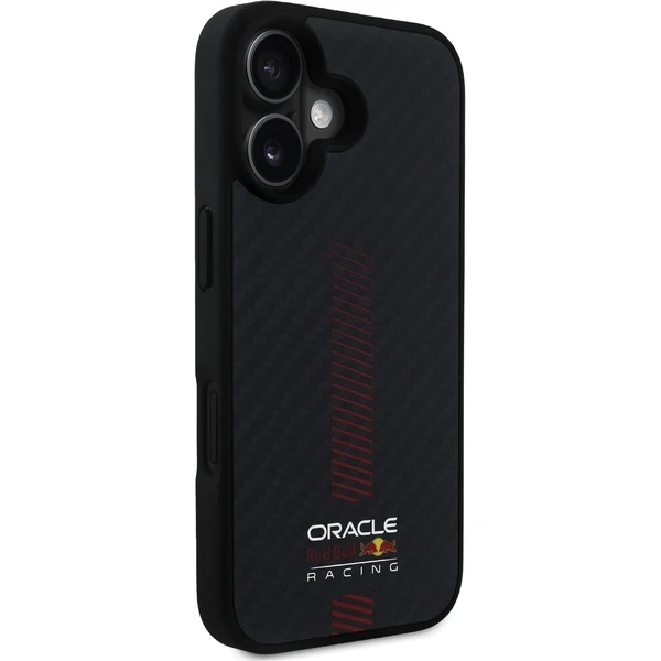 Oracle Red Bull Racing Carbon Powerbar MagSafe kryt iPhone 16 Plus čierny - Puzdra - Obrázok de4f42a9a6f44d3190959d6b660cf641