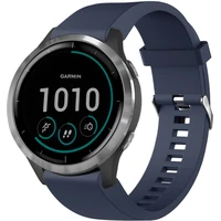 Silikónový remienok FIXED Silicone Strap pre Garmin QuickFit 20mm, modrý - Remienky