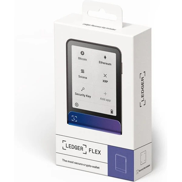 Ledger Flex krypto peňaženka (iOS/Android/MacOS/Windows/Linux) Neptune Blue - Krypto peňaženky - Obrázok de68de6fdc724a22937c122813dfdb19