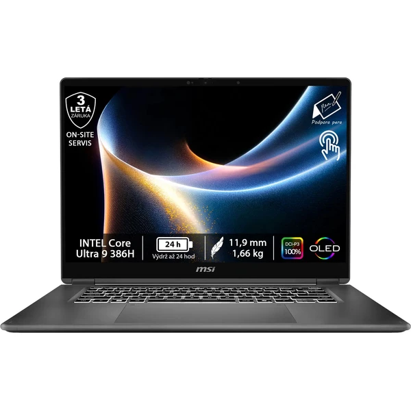 MSI Prestige 16 Flip AI+ (C3MTG-025CZ) sivý - 3 roky záruky On-Site - Notebooky - Hlavný obrázok