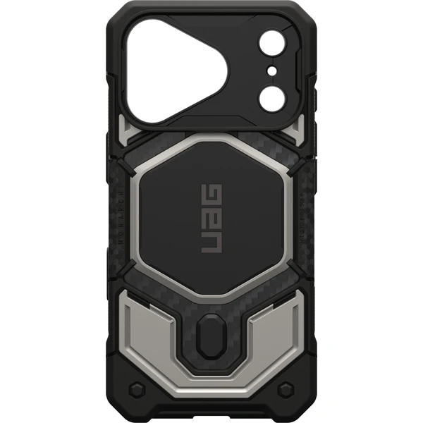 UAG Monarch Pro MagSafe Titanium kryt iPhone 18 Pro/17 Pro strieborný - Puzdra - Obrázok de988fa6d9604a91b0c05295134f37f0