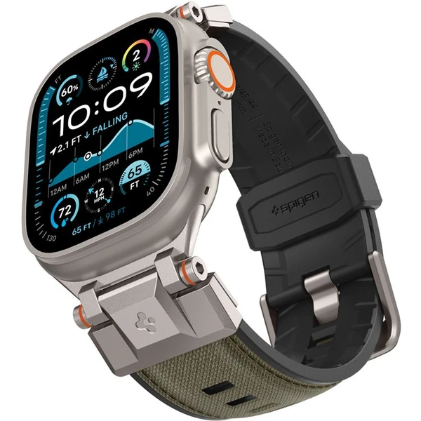 Spigen DuraPro Armor remienok Apple Watch Ultra 49/46/45/44/42mm tmavo zelený - Remienky - Hlavný obrázok