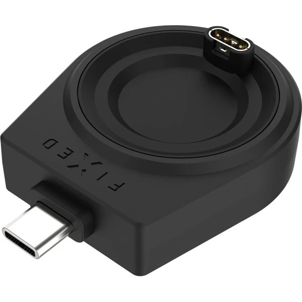 FIXED Nabíjací USB-C adaptér pre Garmin Fenix ??5/6/7/7X/8, Epix, Venu 2/3/3S, Vívoactive 3/4/5 čier - Nabíjačky - Obrázok decac624e4e74123a1bc773201e21696