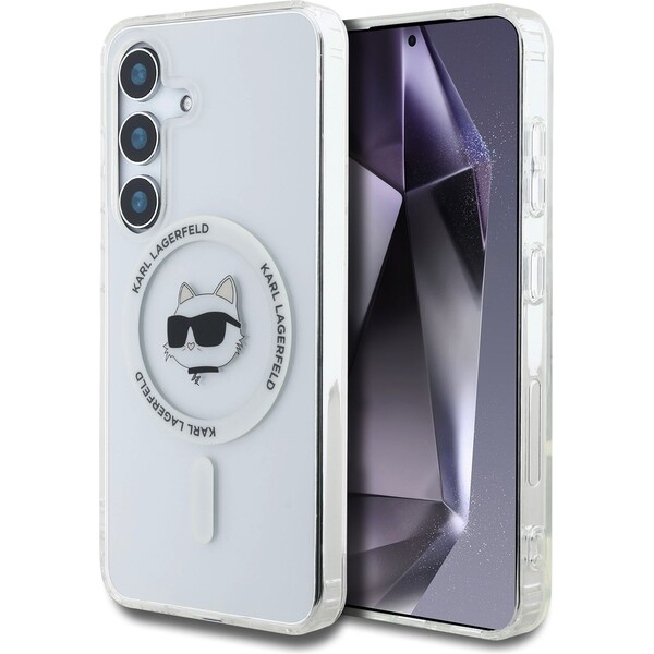 E-shop Karl Lagerfeld IML Chúpette Head MagSafe kryt Samsung Galaxy S25+ číry