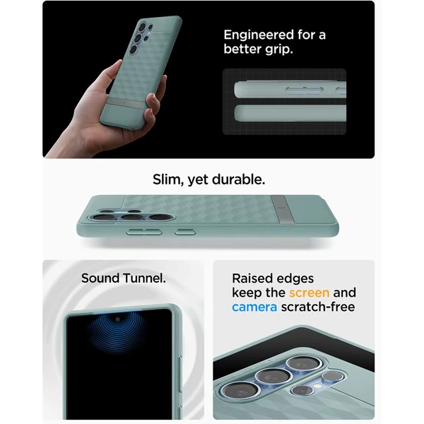 Spigen Parallax MagSafe kryt Samsung Galaxy S25 Ultra zelený - Puzdra - Obrázok dee2c8bf5d1a4667a9491d5b7ab7588f
