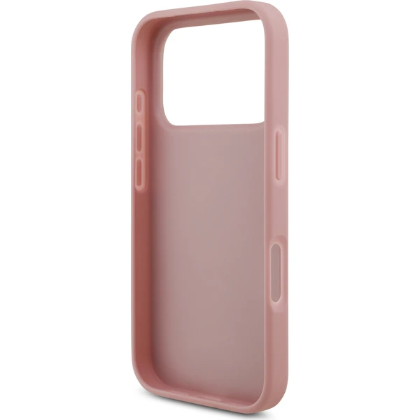Guess PU Fixed Glitter 4G Metal Logo Zadný Kryt pre iPhone 18 Pro Pink - Puzdra - Obrázok deea9ee437744ada8742529f4976be91