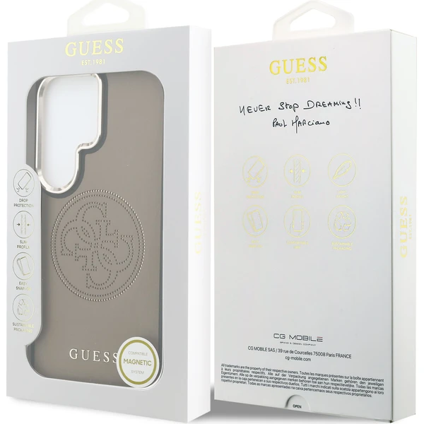 Guess PU Perforated 4G Logo Magentický kryt Samsung Galaxy S26 Ultra hnedý - Puzdra - Obrázok def1b6e011d54a7fbb9b1ce3e5767b56