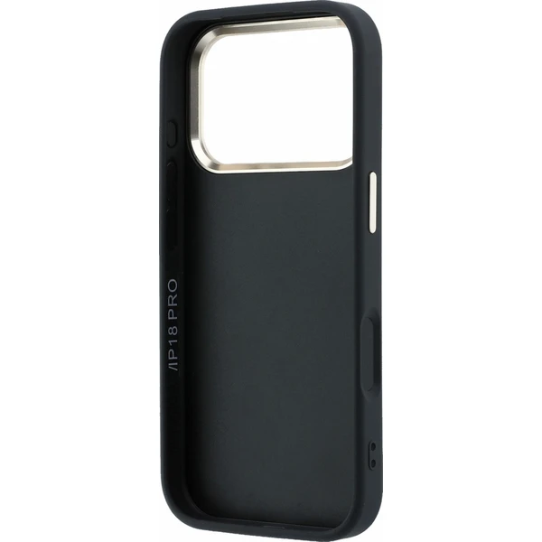 Guess PU 4G Resin Metal Logo Zadný Kryt pre iPhone 18 Pro Max Black - Puzdra - Obrázok df1aca24e7be4cefa614fa474fefc1c7