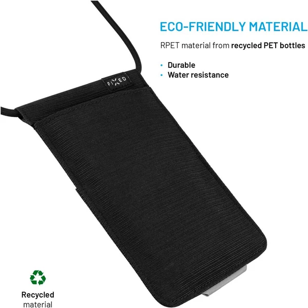 FIXED Camino Sling crossbody pre mobilné telefóny do 7", čierne - Popruhy a crossbody - Obrázok df723769d4a4450fb0b3ed2f00ef1162