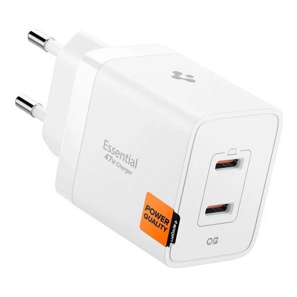 Spigen Essential 47W USB-C nabíjačka (EE472EU) biela - Nabíjačky - Hlavný obrázok