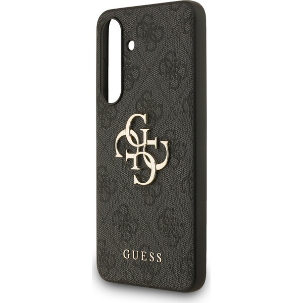 Guess PU 4G Metal Logo Zadný Kryt pre Samsung Galaxy S25 FE sivý - Puzdra - Obrázok df73f54aa0d9488d972b340f50b29f44