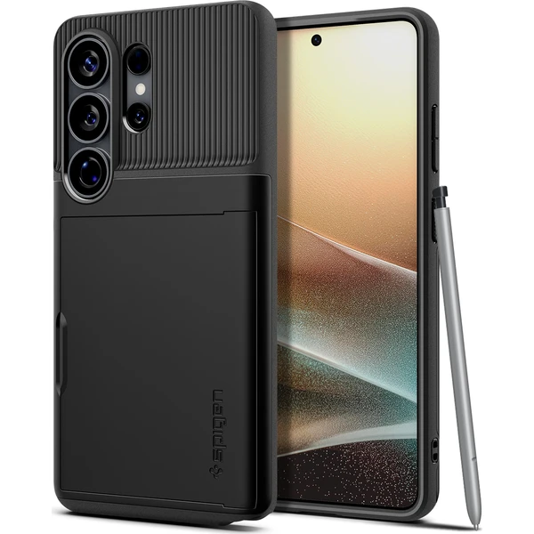 Spigen Slim Armor CS kryt Samsung Galaxy S26 Ultra čierny - Puzdra - Hlavný obrázok