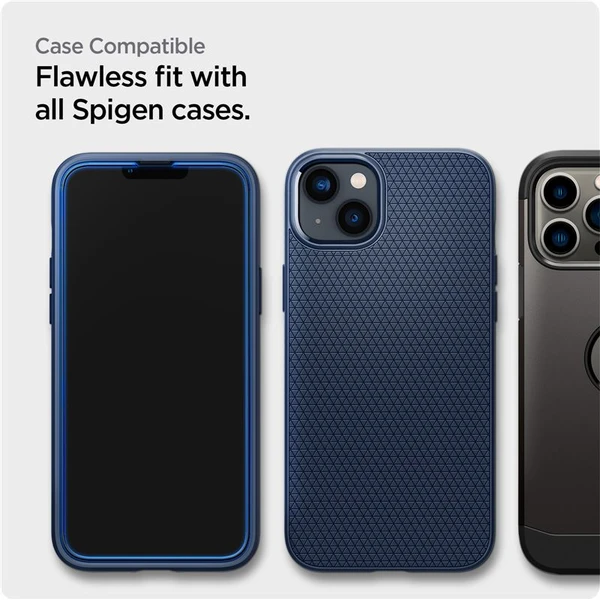 Spigen Glass tR AlignMaster HD tvrdené sklo iPhone 14/13 Pro/13 - Ochranné fólie a sklo - Obrázok df9aa24892bc42eabe93ae5149c3b682