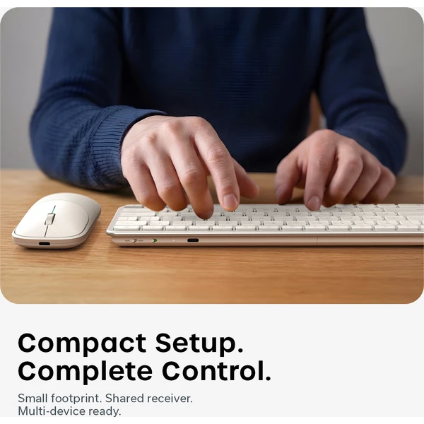 Satechi Slim CEX1 Wireless Combo (Keyboard and Mouse) - US English - Silver - Klávesnicové sety - Obrázok dfc63b088940447b8a0c5d6e9e7b94fc