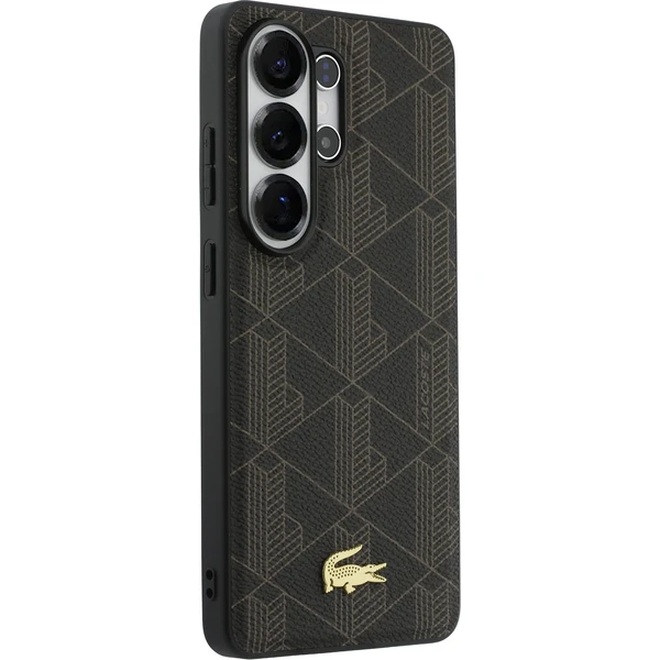 Lacoste PVC Blend Monogram Gold Logo Magnetický kryt Samsung Galaxy S26 Ultra hnedý - Puzdra - Obrázok dff3e5b87c5c422f90af1a2bf6a16acb