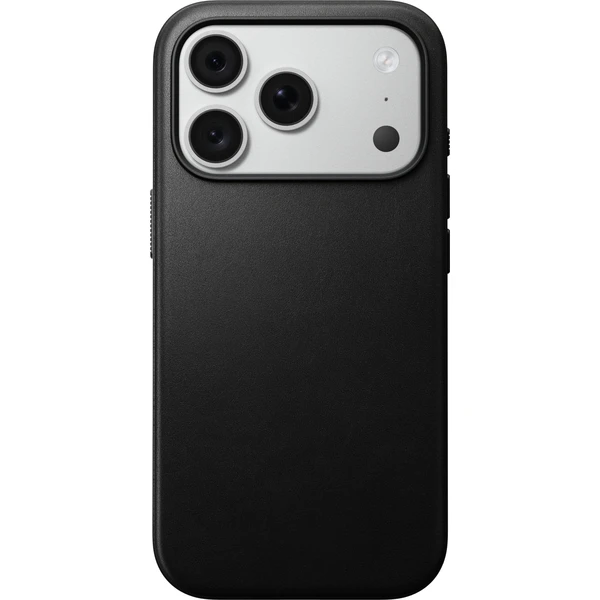Nomad Modern Leather MagSafe kožený kryt iPhone 17 Pro/18 Pro Black - Puzdra - Obrázok e00010e3dfb242b3a9491809dc356e0d