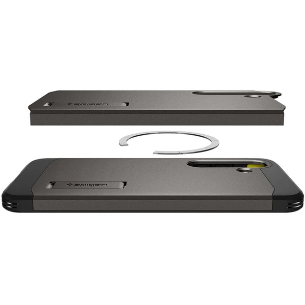 Spigen Tough Armor MagSafe kryt Samsung Galaxy S25+ tmavo šedý - Puzdra - Obrázok e01ee6fb81fd4c209784b10024f54ae8