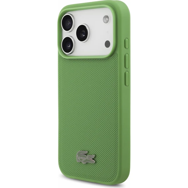 Lacoste PVC Iconic Petit Pique Metal Logo MagSafe Zadný Kryt pre iPhone 18 Pro Estragon - Puzdra - Obrázok e045c4ea4e384294817ba09c3170fb8c