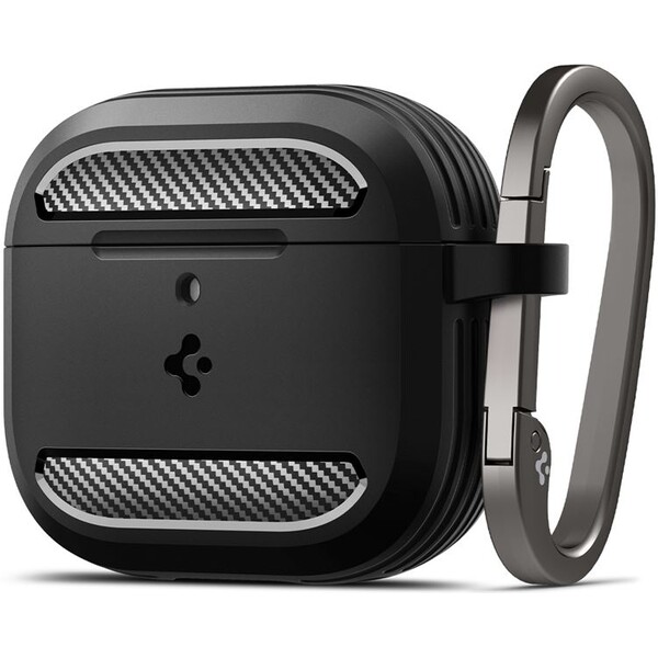 E-shop Spigen Rugged Armor puzdro AirPods 4 matne čierne