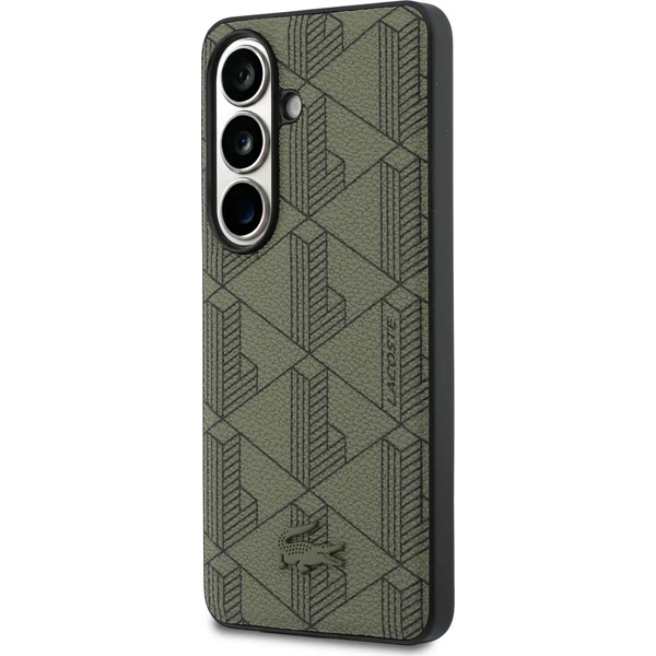 Lacoste PVC Blend Monogram Magnetický kryt Samsung Galaxy S26 khaki - Puzdra - Obrázok e068963f8ca54e99bc1352f63324f895