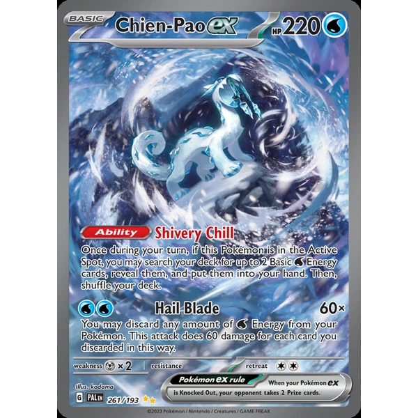Chien-Pao ex (PAL 261) - Paldea Evolved - Kusové karty - Hlavný obrázok