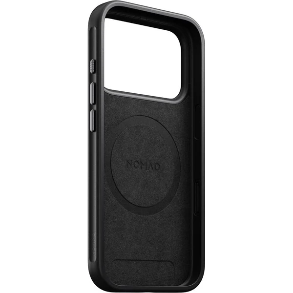 Nomad Modern Leather Case MagSafe kožený kryt iPhone 17 Pro Black - Puzdra - Obrázok e09a2c3d4d474eb1a4cf98a9d2f524db