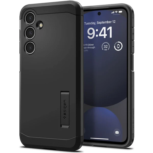 Spigen Tough Armor kryt Samsung Galaxy S24 FE čierny - Puzdra - Hlavný obrázok
