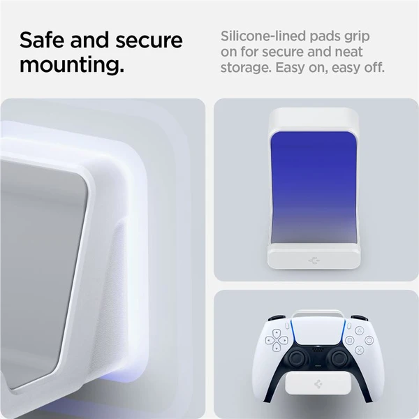 Spigen Mount Wall Stands držiaky na herné ovládače Playstation/XBOX/Nintendo Switch Pro (2 ks) - Držiaky - Obrázok e0e3951aef604ceea9328ae29e5e52e2