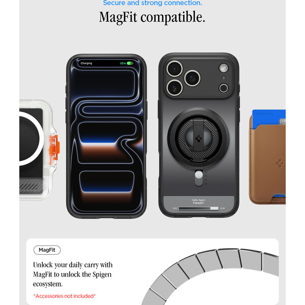 Spigen Ultra Hybrid MagSafe kryt iPhone 18 Pro/17 Pro classic black - Puzdra - Obrázok e108978302784063af27ce63a2aeea98