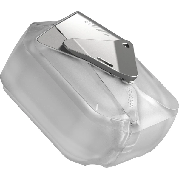 Aulumu A29 Geometrické púzdro AirPods 4 Priesvitná biela - Puzdra - Obrázok e10f054b65ff41a9ae38d0676b594dbf