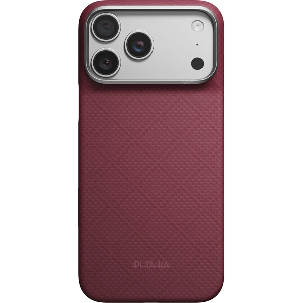 Pitaka Edge Case Argyle MagSafe kryt iPhone 18 Pro Max Burgundy - Puzdra - Obrázok e11bde1895804255b06c42c4644e4ea8