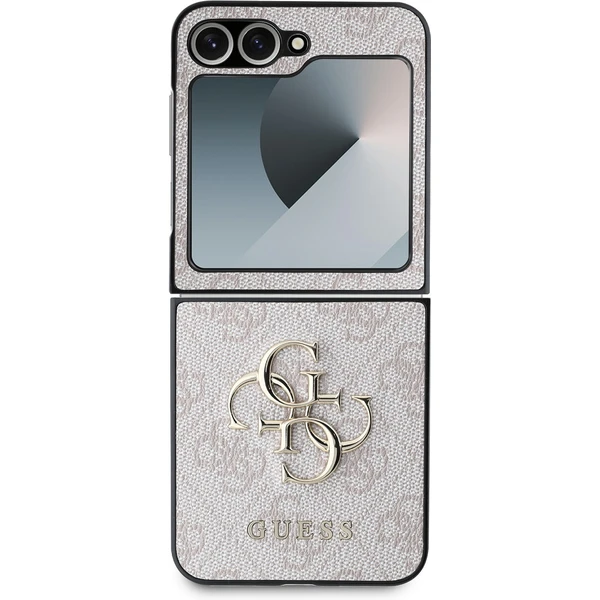 Guess PU 4G Metal Logo kryt Samsung Galaxy Z Flip 6 ružový - Puzdra - Obrázok e11e5f4fa4a243b9b80854da7c8a627e
