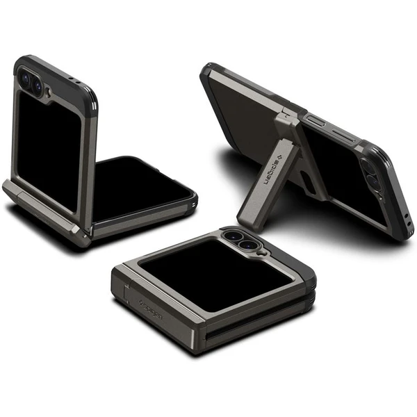 Spigen Tough Armor Pre kryt Samsung Galaxy Z Flip6 gunmetal - Puzdra - Obrázok e1227f32e9724c3c90b4600015e6fac1