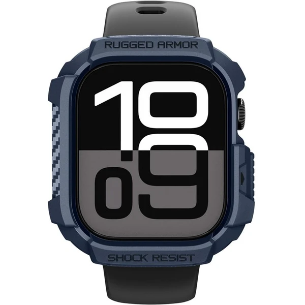 Spigen Rugged Armor 2 puzdro Apple Watch 11 (42mm) navy blue - Puzdra - Obrázok e13457e779fb4db99de01ef98fc739df