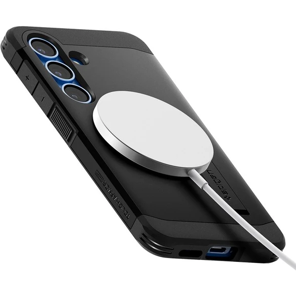 Spigen Tough Armor MagSafe kryt Samsung Galaxy S25 čierny - Puzdra - Obrázok e14b5fa08adb41c581e8ad65283c279c