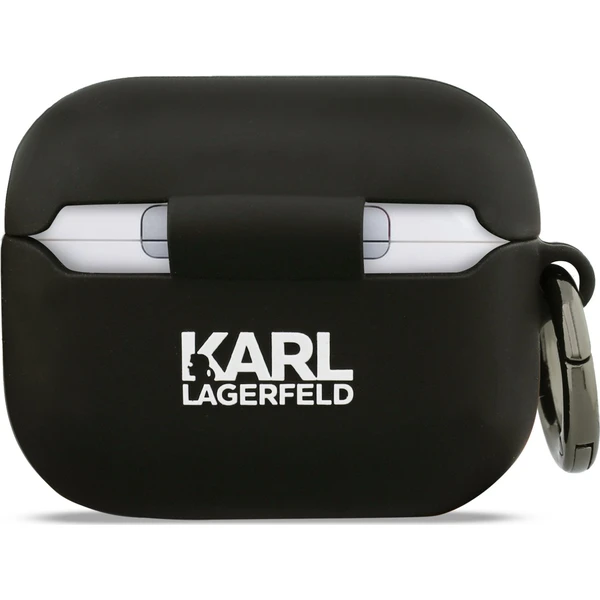 Karl Lagerfeld 3D Logo NFT Karl Head silikónové puzdro AirPods Pro 3 čierne - Puzdra - Obrázok e1734a9f35b745d58dcd6e06655b66c5