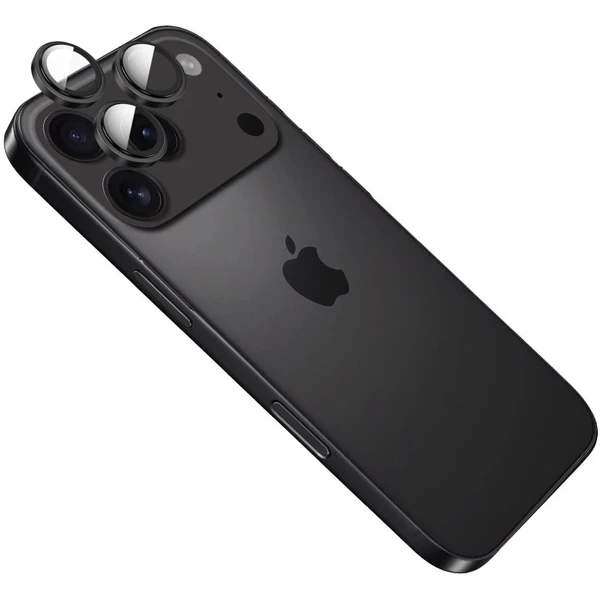 FIXED Camera Glass ochranné sklá Apple iPhone 17 Pro/Pro Max čierna - Ochranné fólie a sklo - Hlavný obrázok