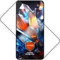 FIXED Armor 2,5D sklo s Anti-dust a AR vrstvou Samsung Galaxy S25 čierne - Ochranné fólie a sklo
