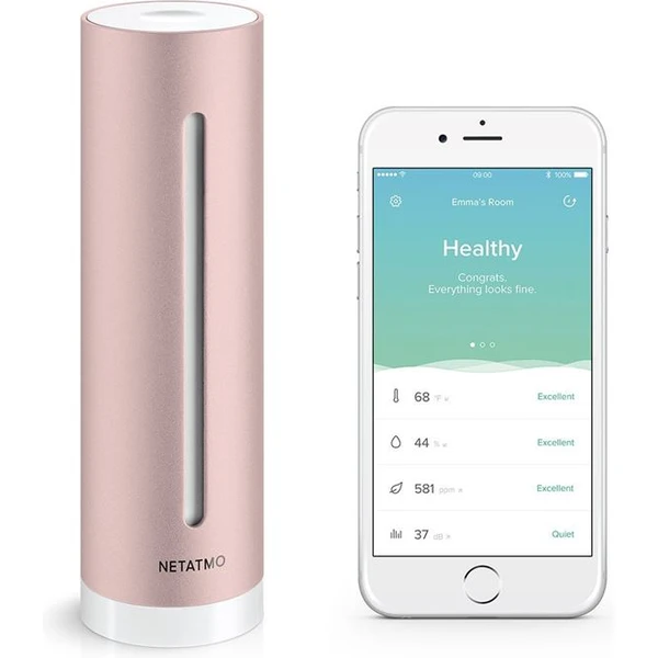 Netatmo Smart Indoor Air Quality Monitor inteligentný merač klímy - Meteorologické stanice - Obrázok e19fb64ef1cb4025bdcd0da0ea91ea31
