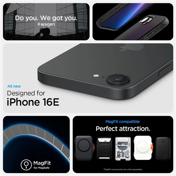 Spigen Liquid Air MagSafe kryt iPhone 17e/16e matne čierny - Puzdra - Obrázok e1c6bfddd434466a97c324de4b0856f5