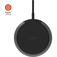 FIXED MagPad bezdrôtová MagSafe nabíjačka so stojanom (15W) čierna - Nabíjačky
